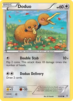 Doduo card from Generations, number 55/83