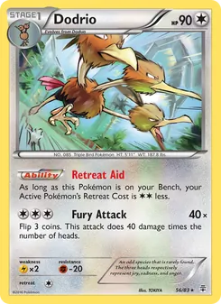 Dodrio card from Generations, number 56/83