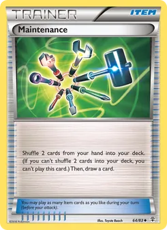 Maintenance card from Generations, number 64/83