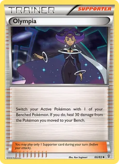 Olympia card from Generations, number 66/83