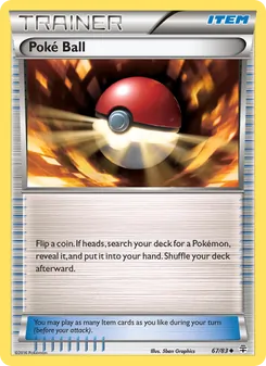 Poké Ball card from Generations, number 67/83