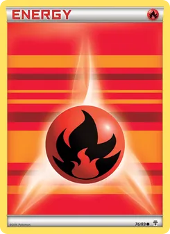 Fire Energy card from Generations, number 76/83