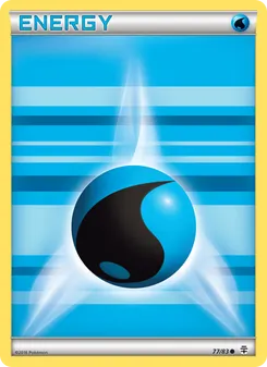 Water Energy card from Generations, number 77/83