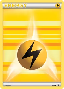 Lightning Energy card from Generations, number 78/83