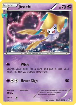 Jirachi card from Generations, number RC13/83
