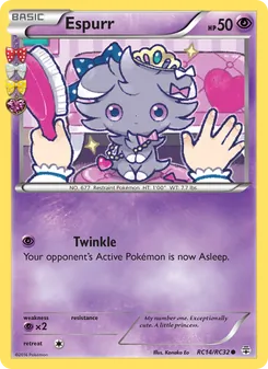 Espurr card from Generations, number RC14/83