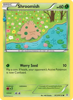 Shroomish card from Generations, number RC2/83