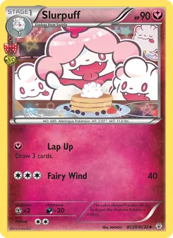 Slurpuff card from Generations, number RC20/83