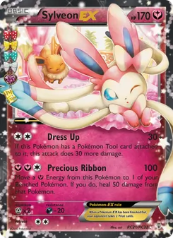 Sylveon EX card from Generations, number RC21/83