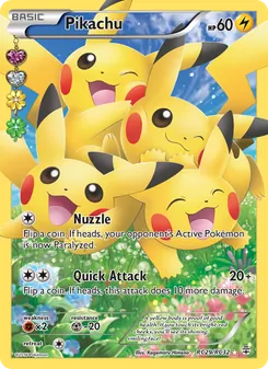 Pikachu card from Generations, number RC29/83