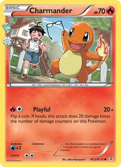 Charmander card from Generations, number RC3/83