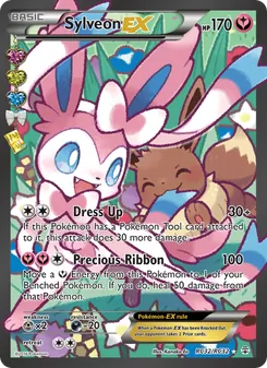 Sylveon EX card from Generations, number RC32/83