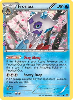 Froslass card from Generations, number RC8/83