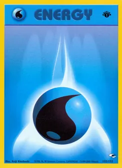 Water Energy card from Gym Heroes, number 132/132