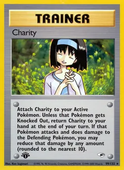 Charity card from Gym Heroes, number 99/132