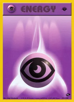 Psychic Energy card from Gym Challenge, number 131/132