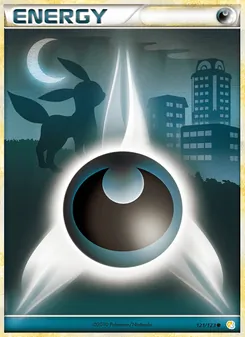 Darkness Energy card from HeartGold SoulSilver, number 121/123