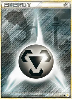 Metal Energy card from HeartGold SoulSilver, number 122/123