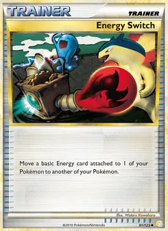 Energy Switch card from HeartGold SoulSilver, number 91/123