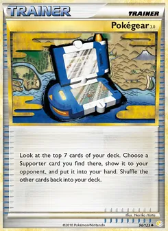 Pokégear 3.0 card from HeartGold SoulSilver, number 96/123