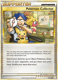 Pokémon Collector card from HeartGold SoulSilver, number 97/123