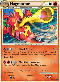 Magmortar card from Unleashed, number 2/95