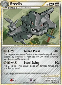 Steelix card from Unleashed, number 24/95