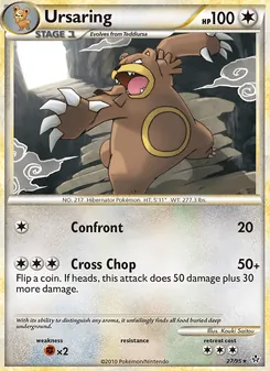 Ursaring card from Unleashed, number 27/95
