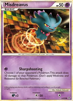 Misdreavus card from Unleashed, number 54/95
