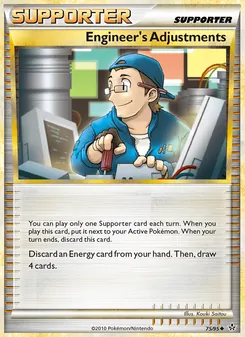 Engineer's Adjustments card from Unleashed, number 75/95