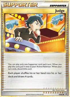 Judge card from Unleashed, number 78/95