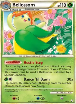 Bellossom card from Undaunted, number 1/90