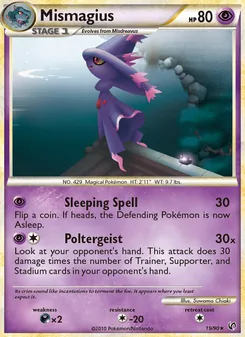 Mismagius card from Undaunted, number 19/90