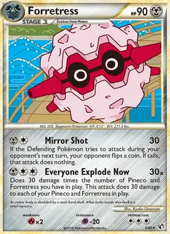 Forretress card from Undaunted, number 3/90