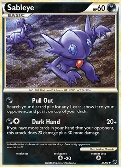 Sableye card from Undaunted, number 35/90