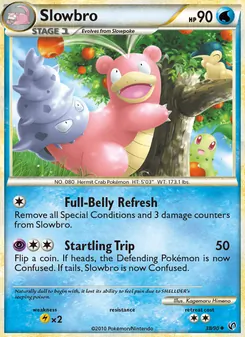 Slowbro card from Undaunted, number 38/90