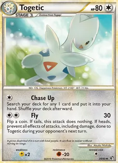 Togetic card from Undaunted, number 39/90