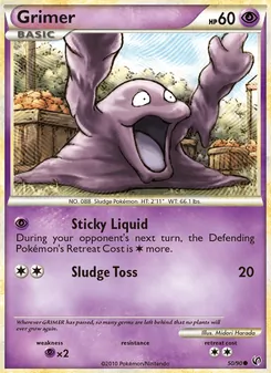 Grimer card from Undaunted, number 50/90