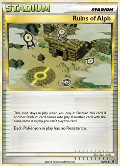 Ruins of Alph card from Undaunted, number 76/90