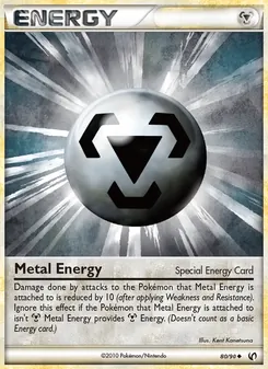Metal Energy card from Undaunted, number 80/90