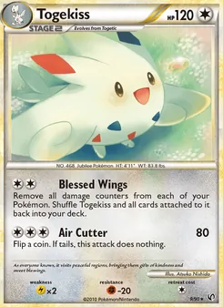Togekiss card from Undaunted, number 9/90