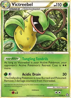 Victreebel card from Triumphant, number 12/102