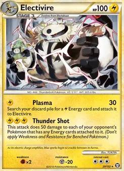 Electivire card from Triumphant, number 20/102