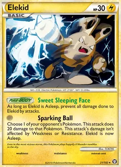 Elekid card from Triumphant, number 21/102