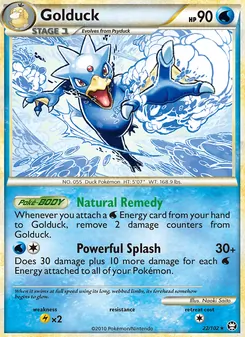 Golduck card from Triumphant, number 22/102