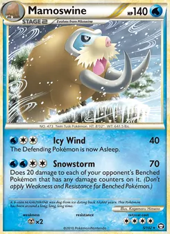Mamoswine card from Triumphant, number 5/102