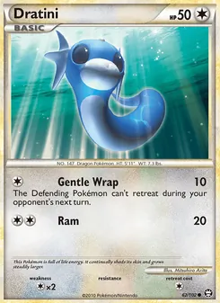 Dratini card from Triumphant, number 62/102