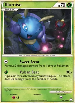 Illumise card from Triumphant, number 64/102