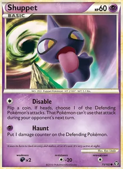 Shuppet card from Triumphant, number 75/102