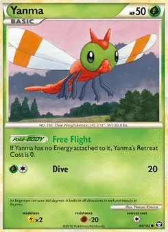 Yanma card from Triumphant, number 84/102
